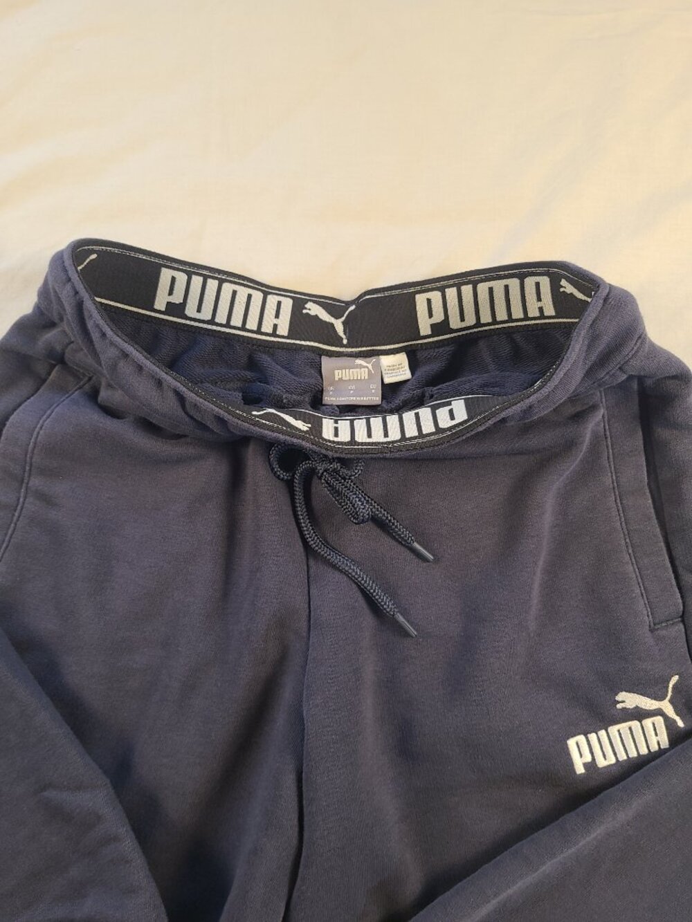 Puma Men's S Sweatpants Blue - Picture 3 of 8